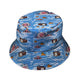 Onsen Snow Monkeys Bucket Hat - M - Black Stitching - -