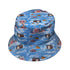Onsen Snow Monkeys Bucket Hat - M - Grey Stitching - -