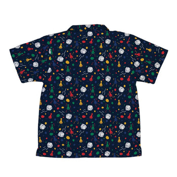Pawn Party Blue Board Game Youth Hawaiian Shirt - YXS - -