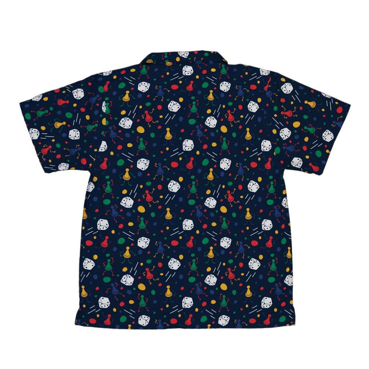 Pawn Party Blue Board Game Youth Hawaiian Shirt - YXS - -