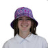 Pink Blue and Bisexual Colors Tabletop RPG Items Dnd Bucket Hat - M - Grey Stitching - -