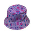 Pink Blue and Bisexual Colors Tabletop RPG Items Dnd Bucket Hat - M - Black Stitching - -