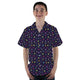Pixel Art Arcade Video Game Purple Youth Hawaiian Shirt - YL - -