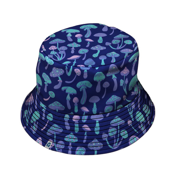 Psychedelic Mushrooms Bucket Hat Geek Tropical