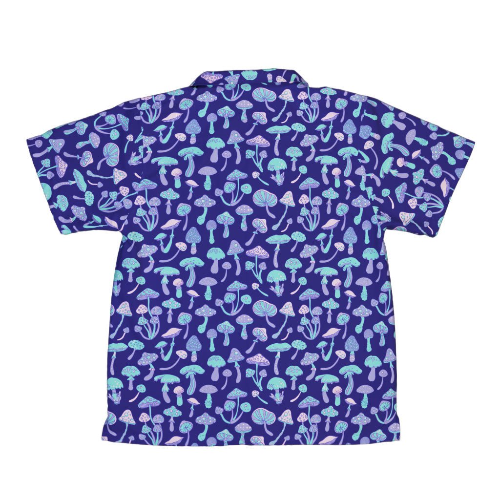 Psychedelic Mushrooms Youth Hawaiian Shirt - YXS - -