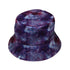Purple Nebula Space Bucket Hat - M - Grey Stitching - -