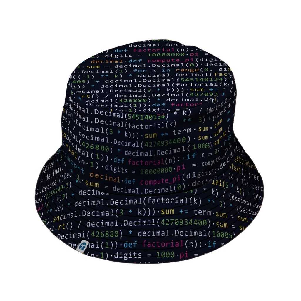 Python Pi Bucket Hat - M - Black Stitching - -