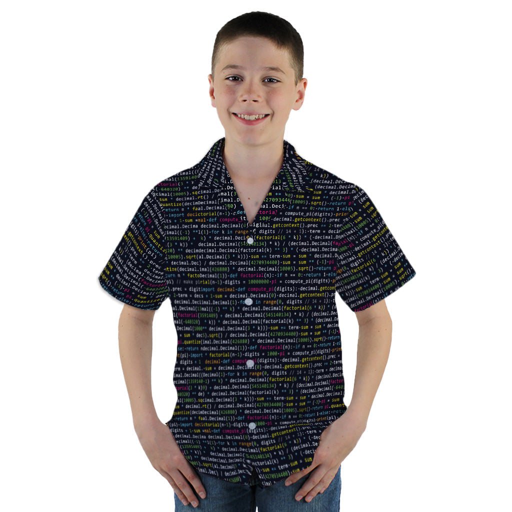 Python Pi Youth Hawaiian Shirt - YM - -