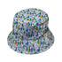Rainbow Dragons DND Dice White Bucket Hat - M - Black Stitching - -