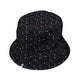 Rainbow LGBTQ+ Pride DND Dice Bucket Hat - M - Grey Stitching - -