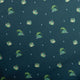 Raining Frogs Dark Teal Bucket Hat - M - Black Stitching - -