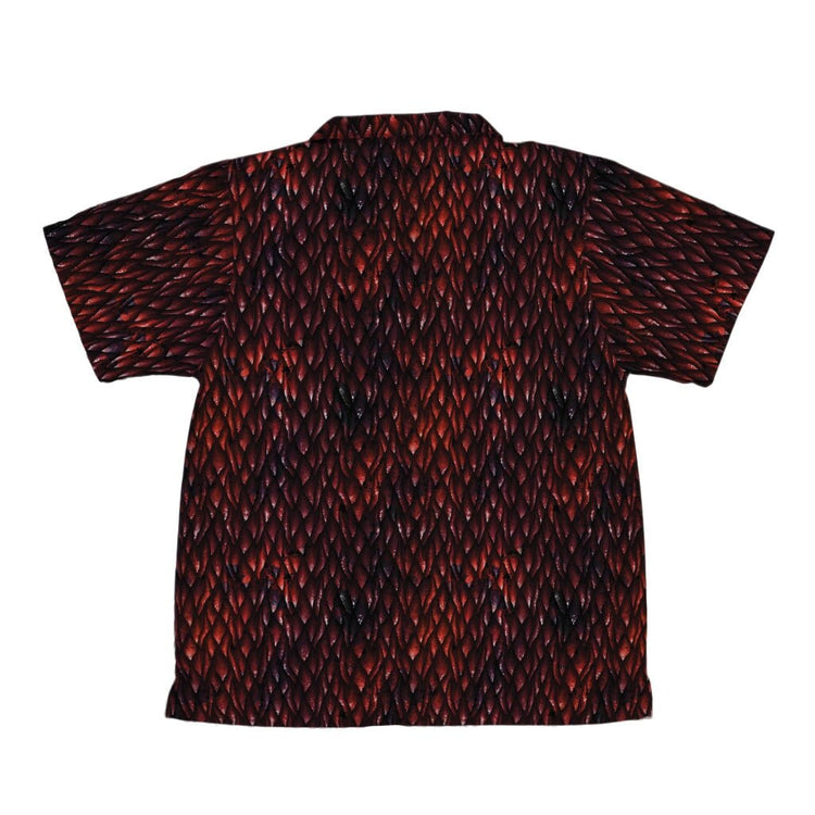 Red Dragon Scales Dnd Youth Hawaiian Shirt - YXS - -