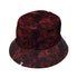 Red Nebula Space Bucket Hat - M - Black Stitching - -