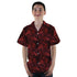 Red Nebula Space Youth Hawaiian Shirt - YL - -