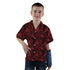Red Nebula Space Youth Hawaiian Shirt - YXS - -