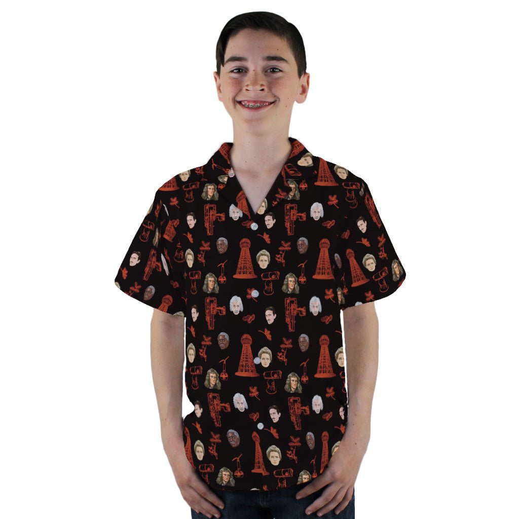 Rusty Science Legends Youth Hawaiian Shirt - YXS - -
