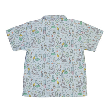 Science Bioengineer Germanation Sky Blue Youth Hawaiian Shirt - YXS - -