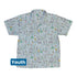 Science Bioengineer Germanation Sky Blue Youth Hawaiian Shirt - YXS - -