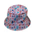 Science Cute Marine Biology Pink Bucket Hat - M - Grey Stitching - -