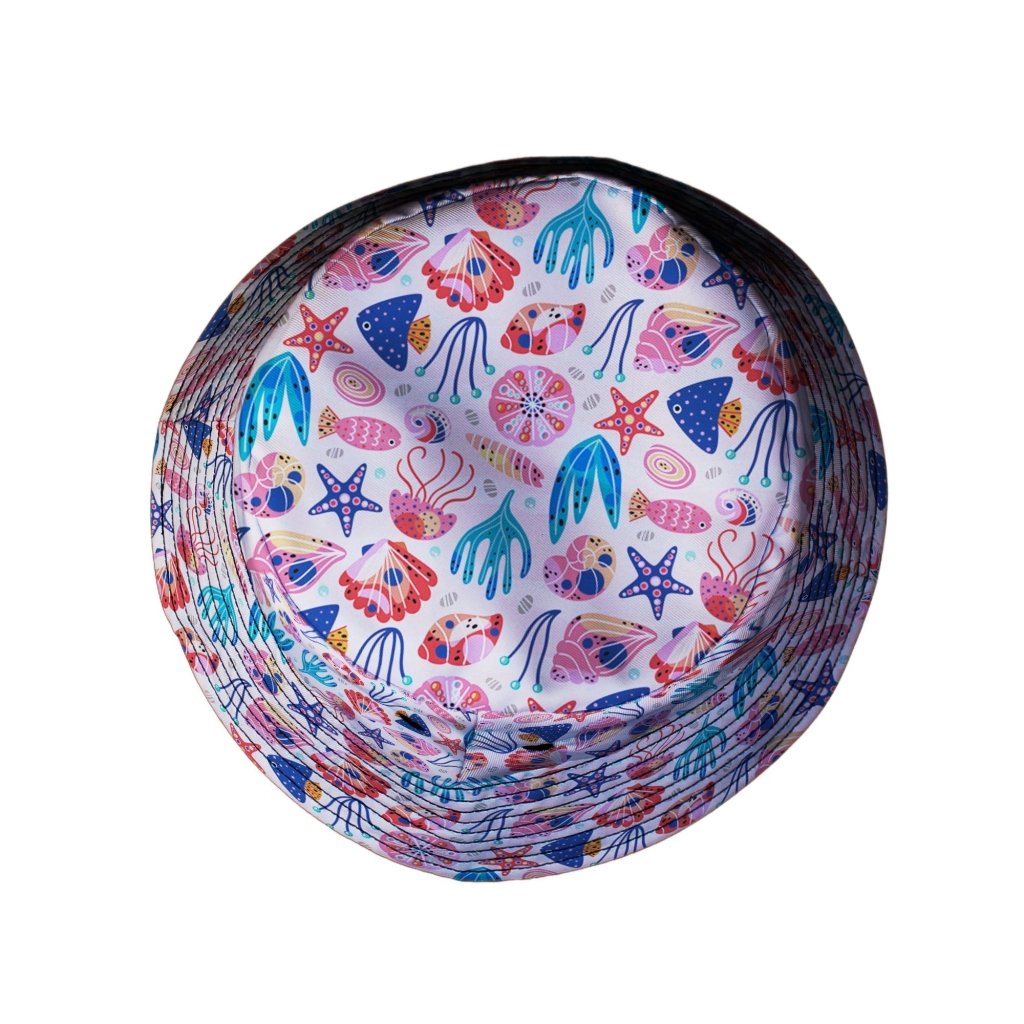 Bucket Hat Science Science Cute Marine Biology Pink Bucket Hat | Geek Tropical