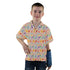 Science Detailed Microbes Pink Orange Youth Hawaiian Shirt - YXS - -