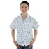 Science Green Microbes White Youth Hawaiian Shirt - YM - -