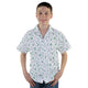 Science Green Microbes White Youth Hawaiian Shirt - YM - -