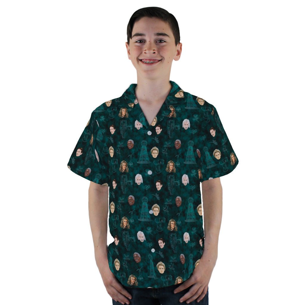 Science Legends Youth Hawaiian Shirt - YXS - -