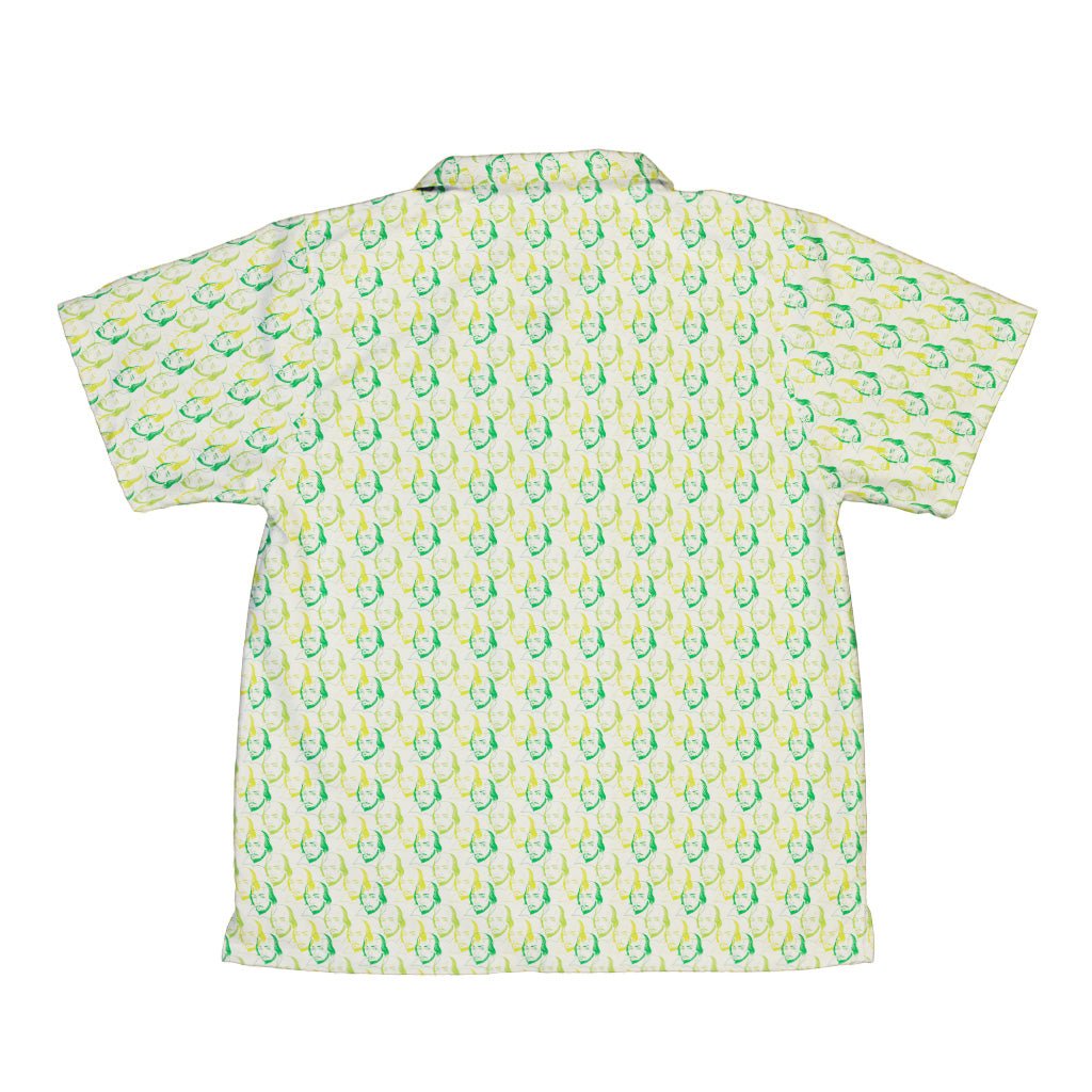 Shakespeare Green Monochrome Youth Hawaiian Shirt - YXS - -