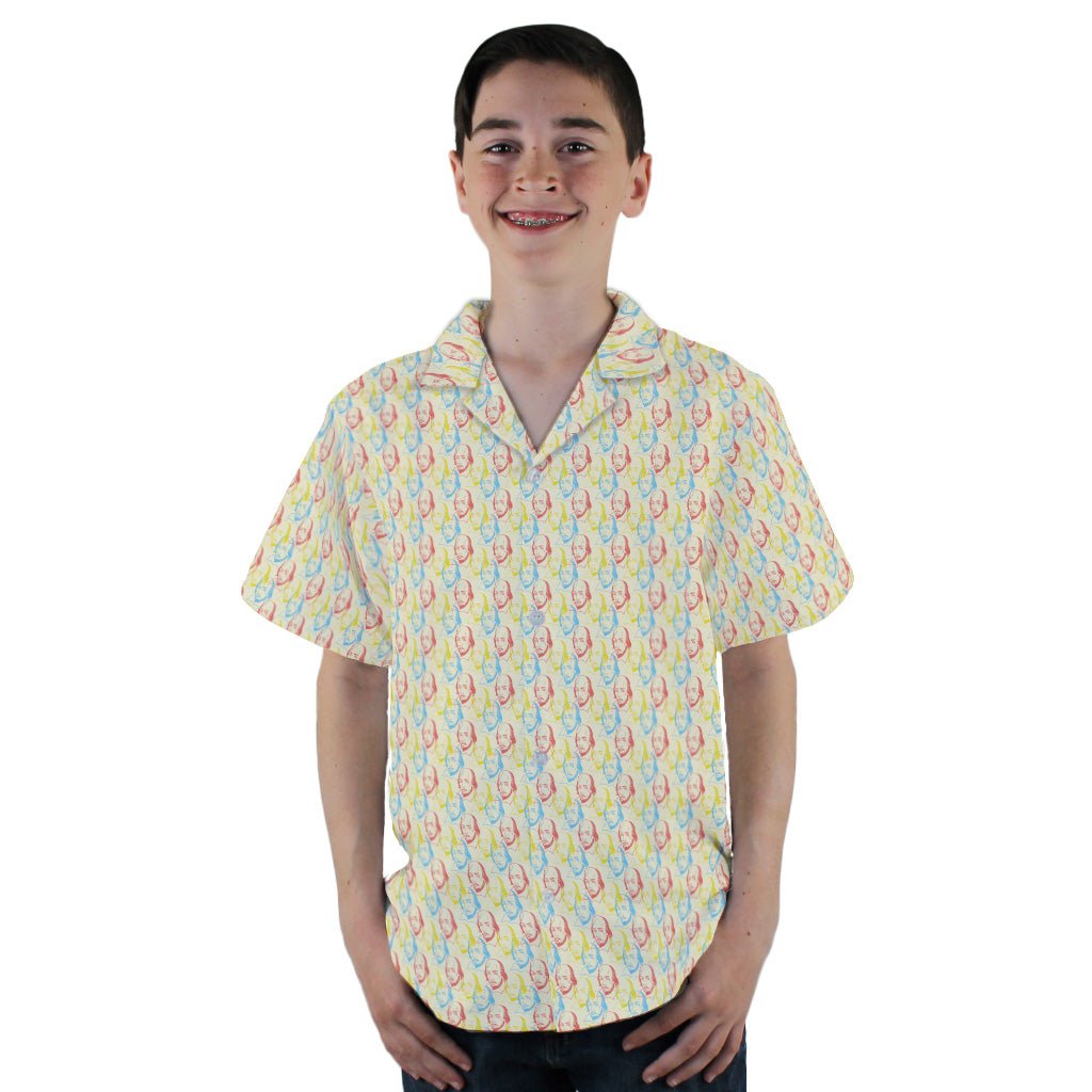 Shakespeare Primary Colors Youth Hawaiian Shirt - YL - -