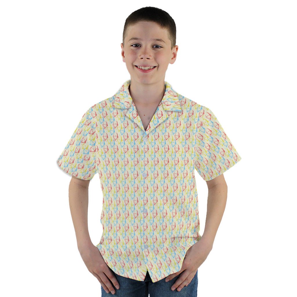 Shakespeare Primary Colors Youth Hawaiian Shirt - YM - -