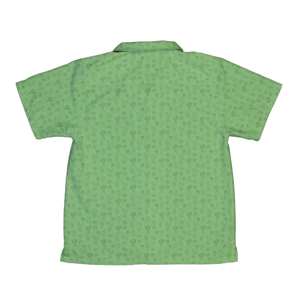 Simple Cactus Youth Hawaiian Shirt - YXS - -