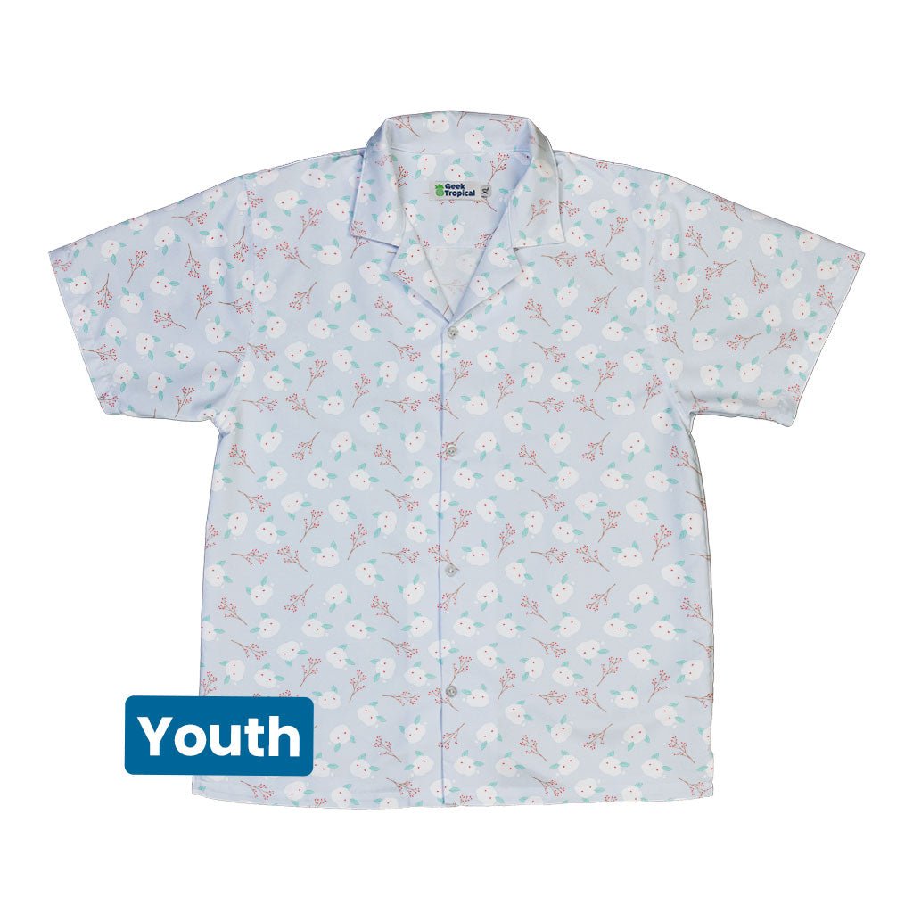 Snow Bunnies Youth Hawaiian Shirt - YXS - -