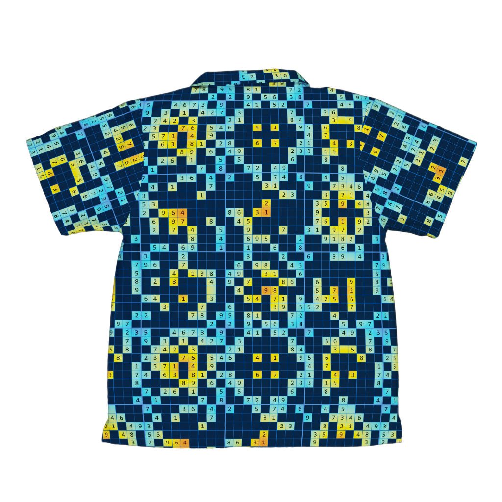 Soduku Math Puzzle Youth Hawaiian Shirt - YXS - -