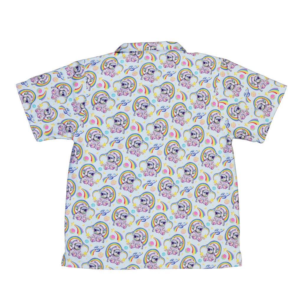 Space Koala Youth Hawaiian Shirt - YXS - -