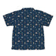 Space Retro Arcade Video Game Blue Gray Youth Hawaiian Shirt - YXS - -