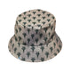 Stealth Fighters Tan Aviation Light Blue Bucket Hat - M - Black Stitching - -