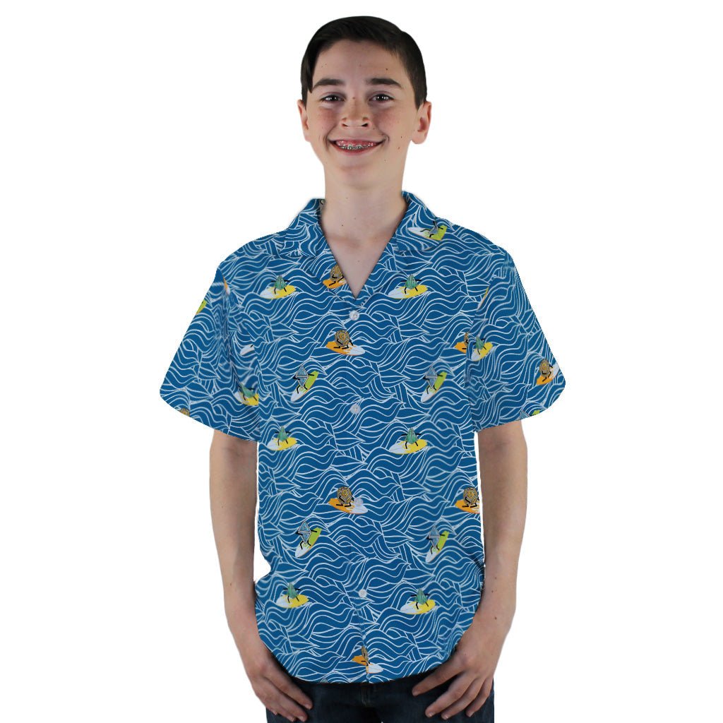 Surf and Roll Dnd Dice Youth Hawaiian Shirt - YXS - -