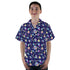 Tabletop RPG Weapons Items Purple Blue Dnd Youth Hawaiian Shirt - YL - -