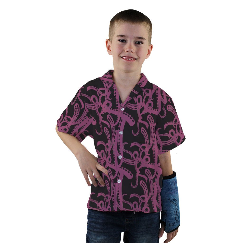 Tentacles of Cthulhu Youth Hawaiian Shirt - YXS - -