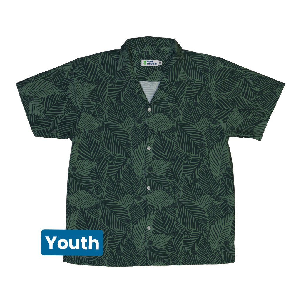 Tropical Dnd Dice Youth Hawaiian Shirt - YXS - -
