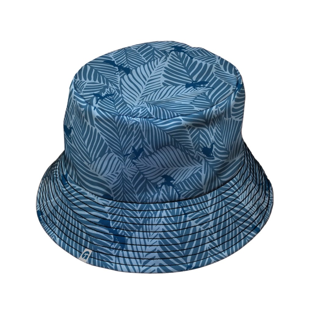 Tropical Dragons Bucket Hat - M - Black Stitching - -