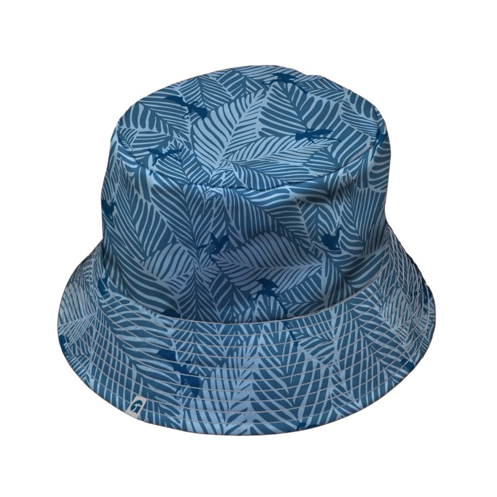Tropical Dragons Bucket Hat - M - Grey Stitching - -