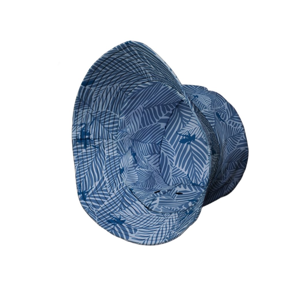 Tropical Dragons Bucket Hat - M - Black Stitching - -