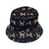 Video Game Dogs Dark Bucket Hat - M - Black Stitching - -