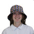 Video Game Swords Rainbow LGBTQ+ Pride Bucket Hat - M - Black Stitching - -