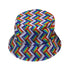 Video Game Swords Rainbow LGBTQ+ Pride Bucket Hat - M - Black Stitching - -